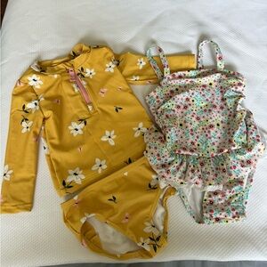 Baby girls swim bundle size 9 months carters